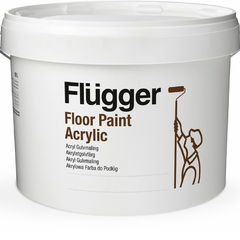 14345 Краска Flugger Acrylic Floor Paint для пола 9.1 л