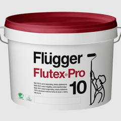 50329 Краска Flugger Flutex Pro 10 для потолка, для стен 9.1 л