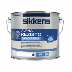 5566111 Краска Sikkens Alpha Rezisto Easy Clean для стен и потолков 4.65 л