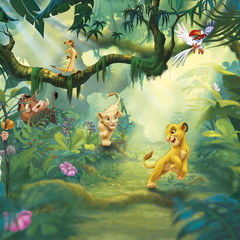 8-475-Lion-King-Jungle Фотообои Komar Disney х м